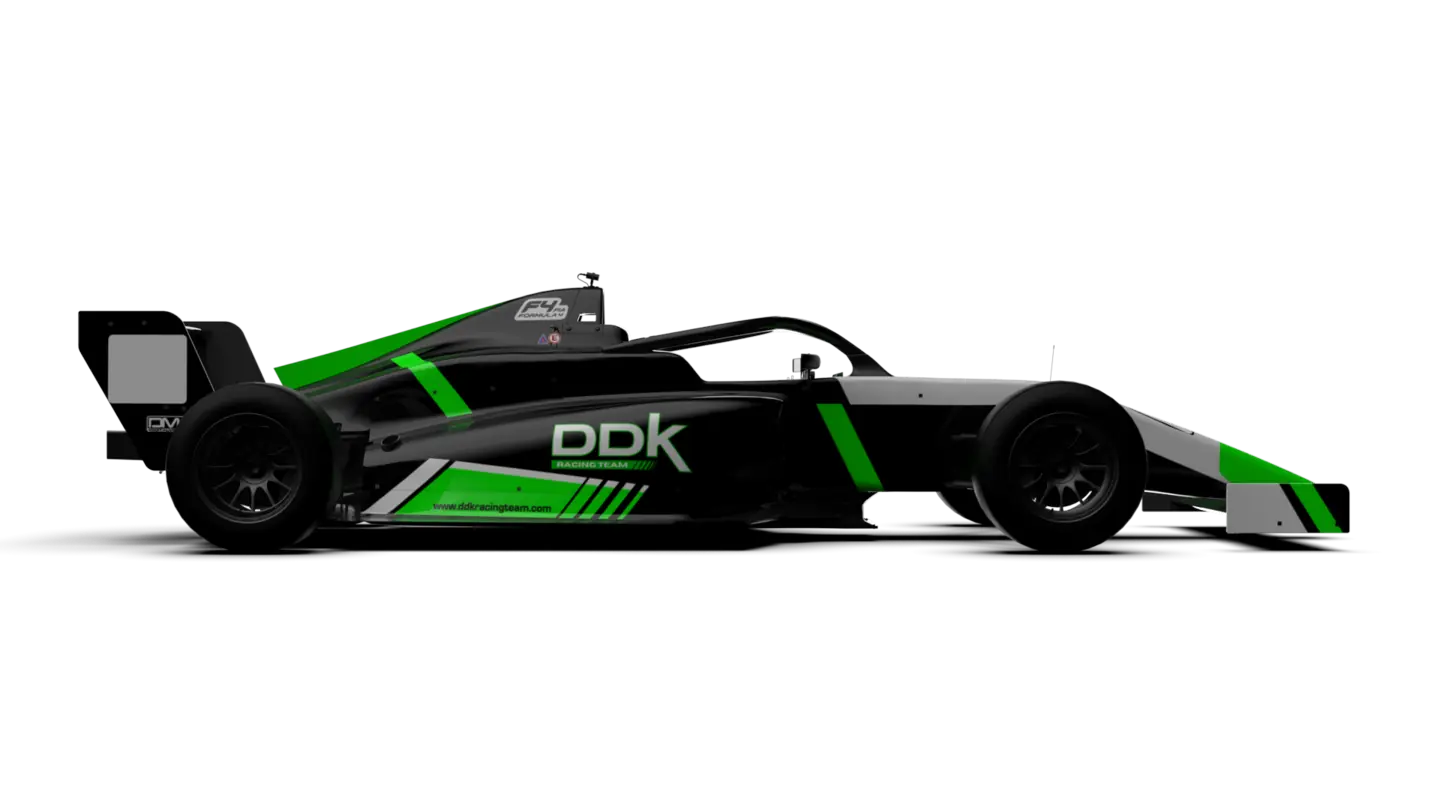 DDK Formula car on track
